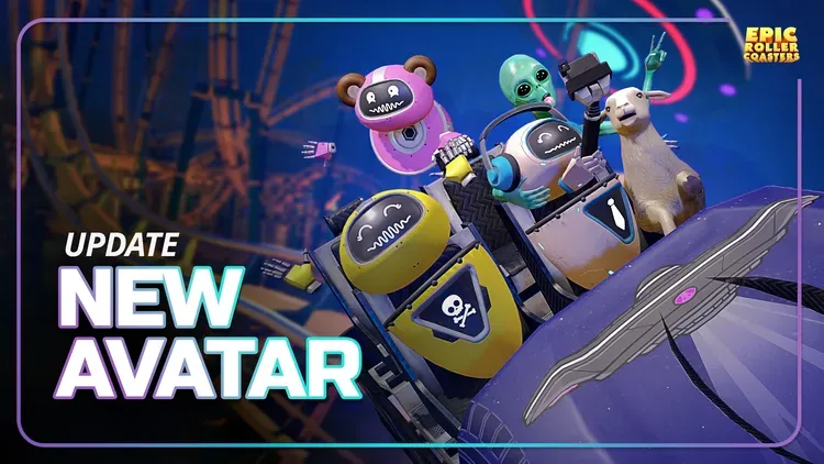 Developer update image for New Avatars in Epic Roller Coasters