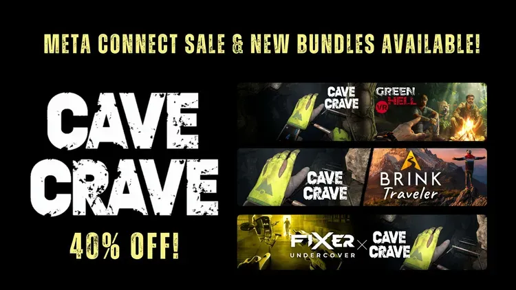 Developer update image for Meta Connect Sale is Here! Exclusive Bundles & Big Discounts on Cave Crave!