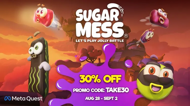 Developer update image for Limited-time offer: Save 30% on Sugar Mess – Let’s Play Jolly Battle!