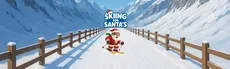 Skiing for Santa's hero image
