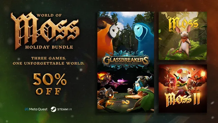 Developer update image for LIMITED DEAL: The World of Moss Holiday Bundle