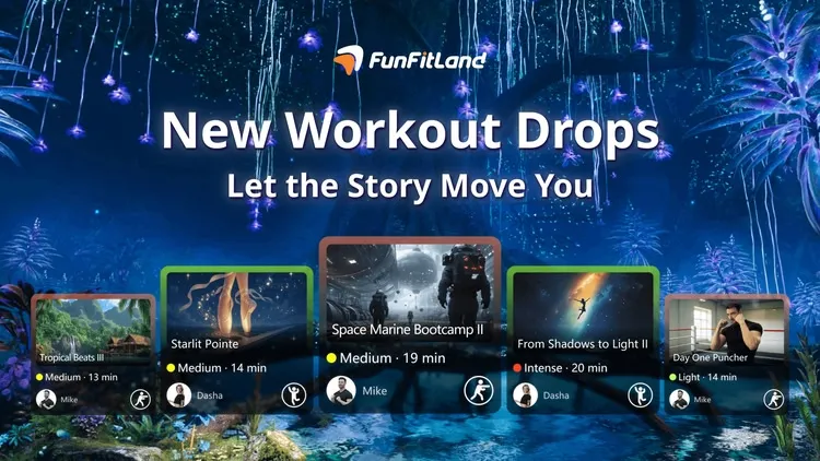 Developer update image for 📅 Jun. 19 | New Workout Drops: Let the Story Move You