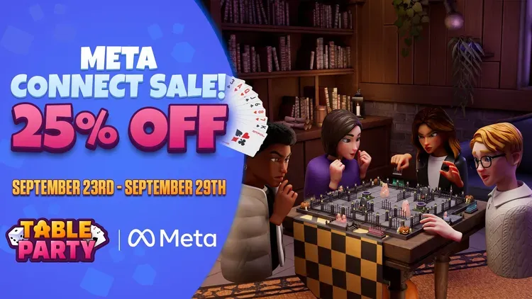 Developer update image for GRAB 25% OFF — Meta Connect Sale