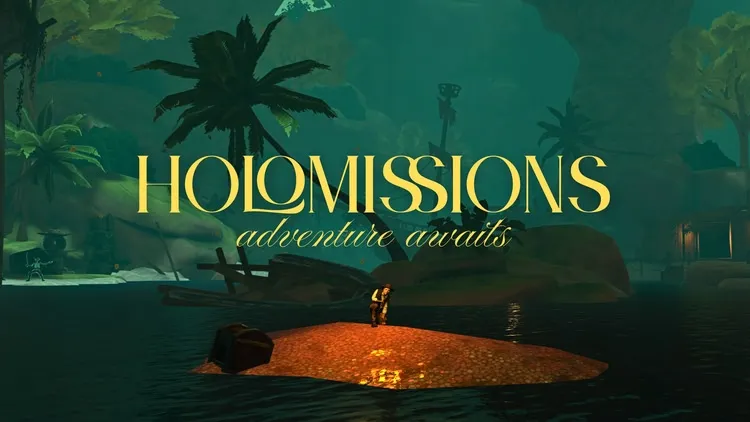 Developer update image for HOLOmissions: Adventure Awaits. Ready to Level Up?