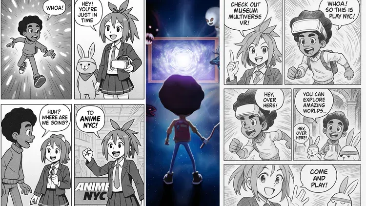 Developer update image for We Brought Museum Multiverse VR to Anime NYC!