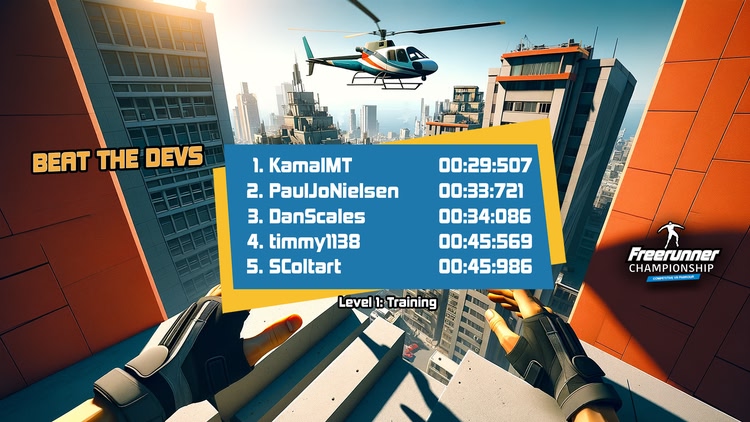 Developer update image for Beat the Devs: Can you claim the fastest time this weekend?