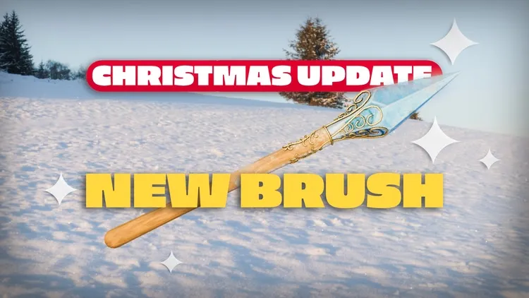 Developer update image for A new Christmas brush is here!