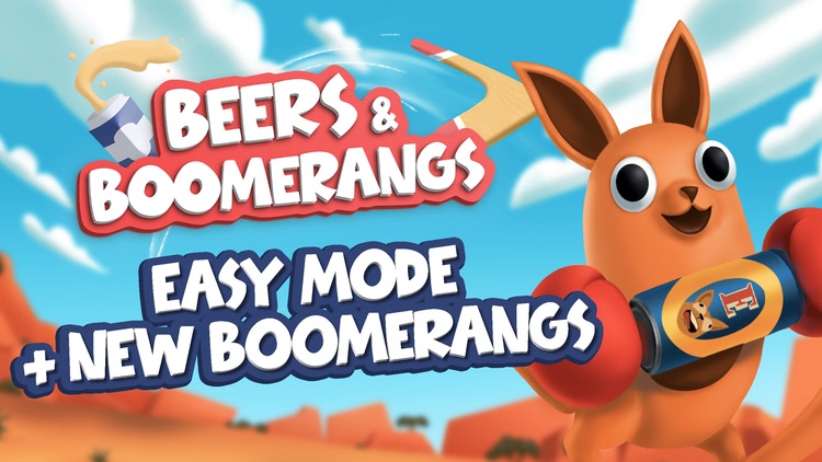 Developer update image for Easy mode and new Boomerangs! Patch 1.0.1