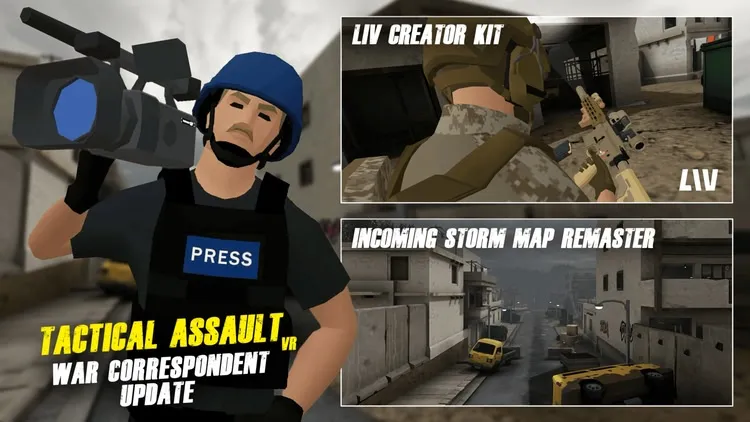 Developer update image for May 29th! The War Correspondent Update 📹