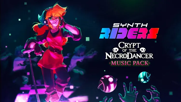 Developer update image for Crypt of the NecroDancer Music Pack brings Dungeon Crawler Tunes to Synth Riders!
