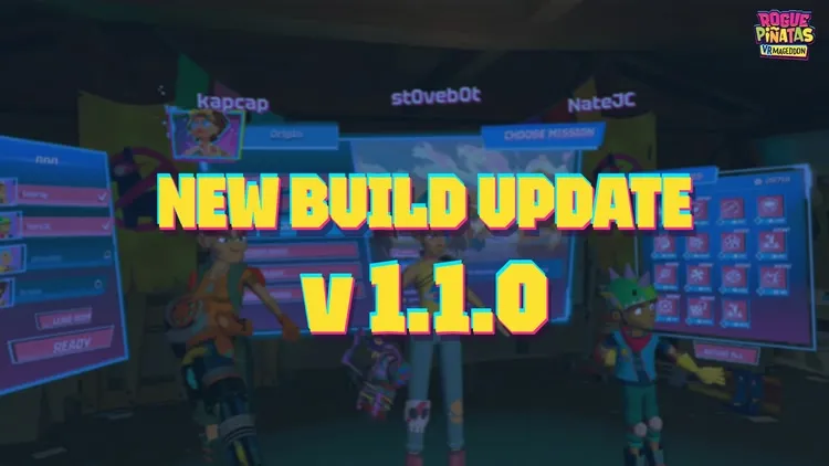 Developer update image for Crossplay with SteamVR is here in v1.1.0!