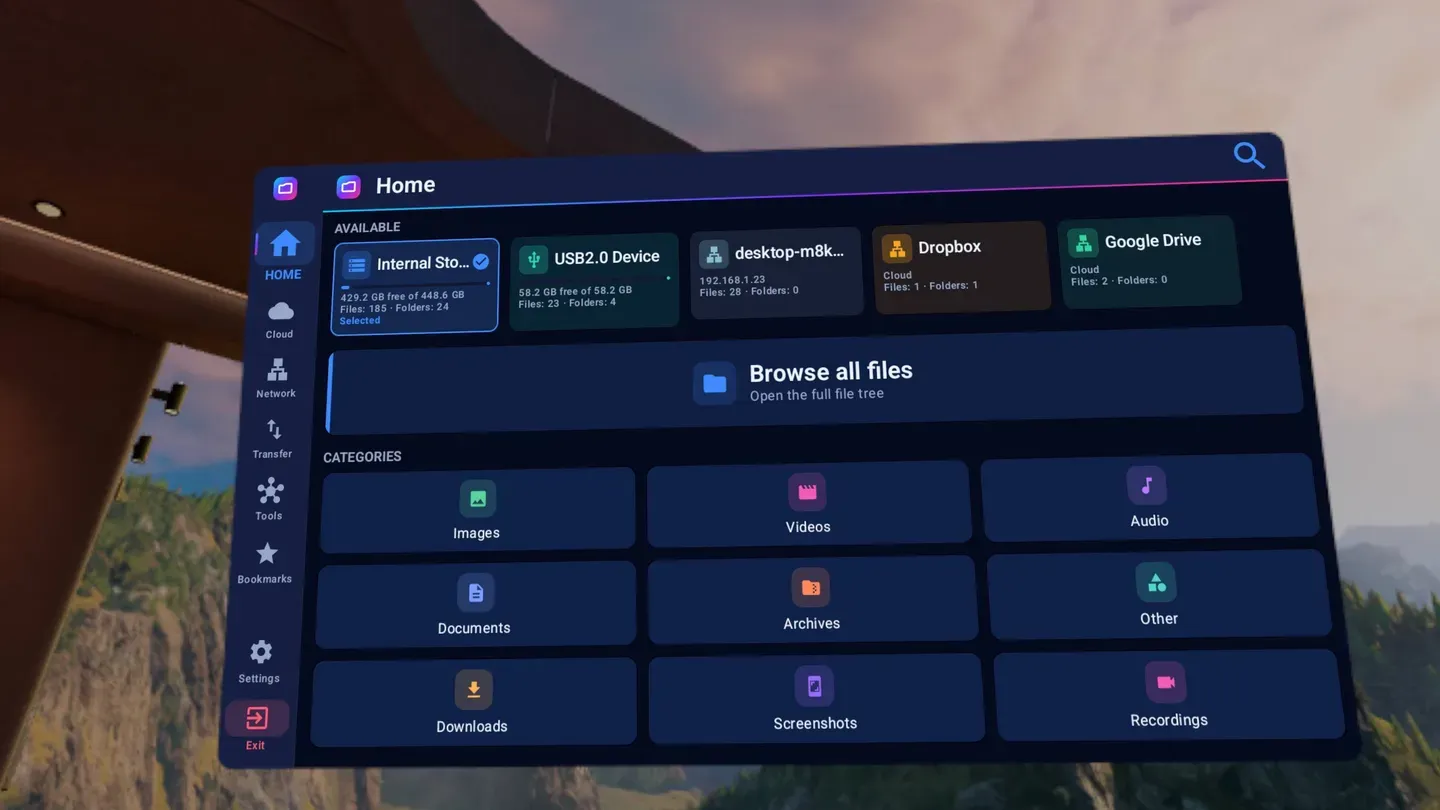 QuestFiles VR File Manager cover image