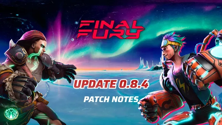 Developer update image for Update 0.8.4 - Patch Notes