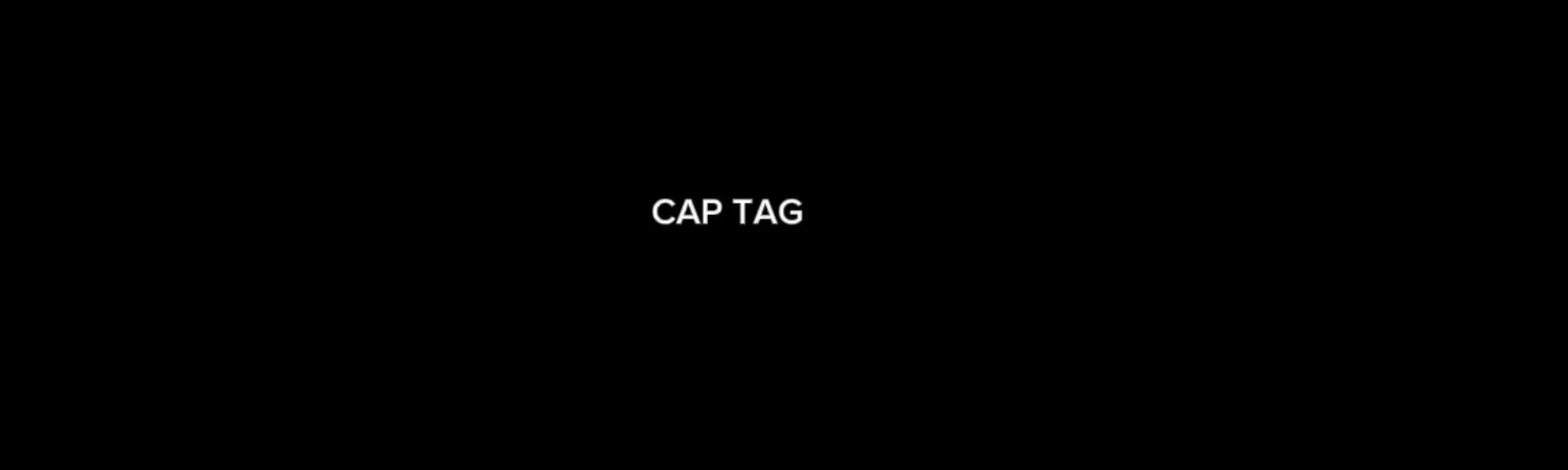 cap tag