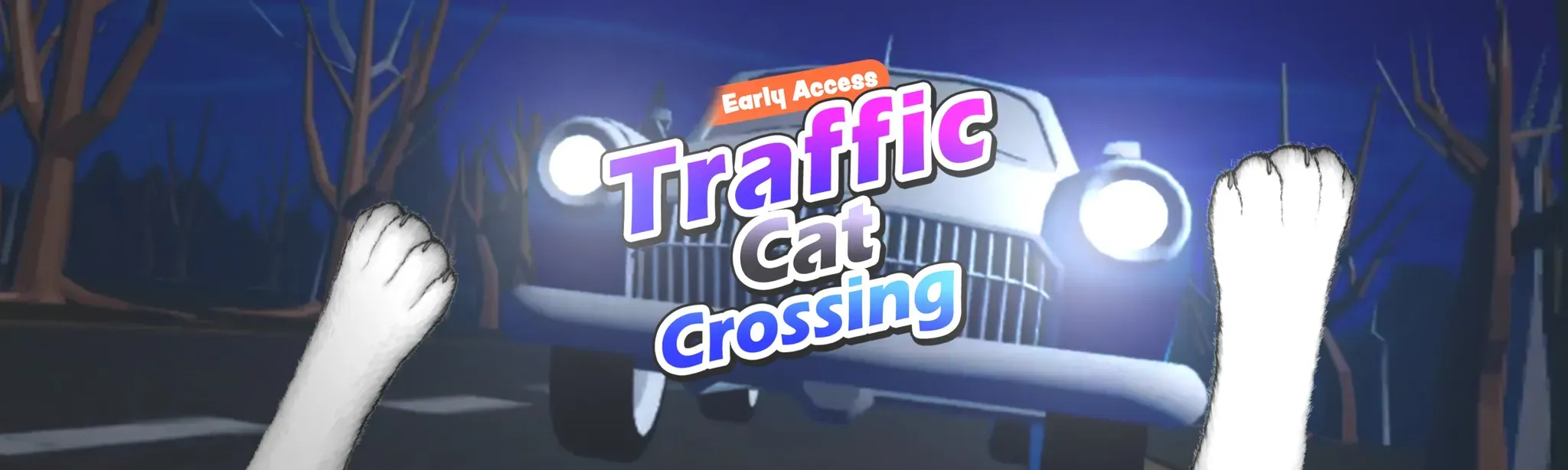 Traffic Cat Crossing