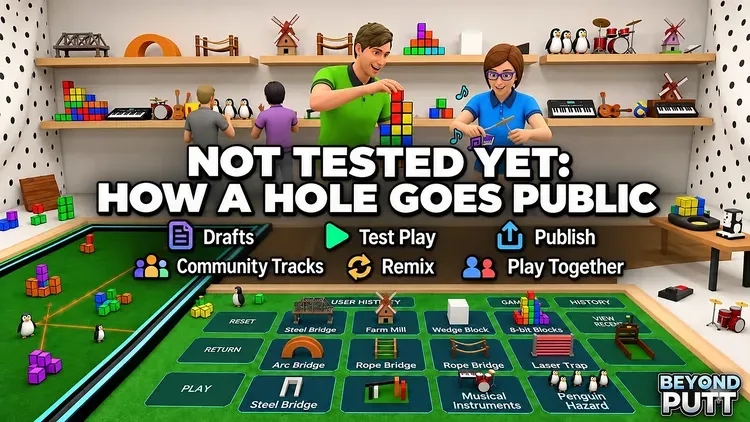 Developer update image for Not Tested Yet: how a hole goes public