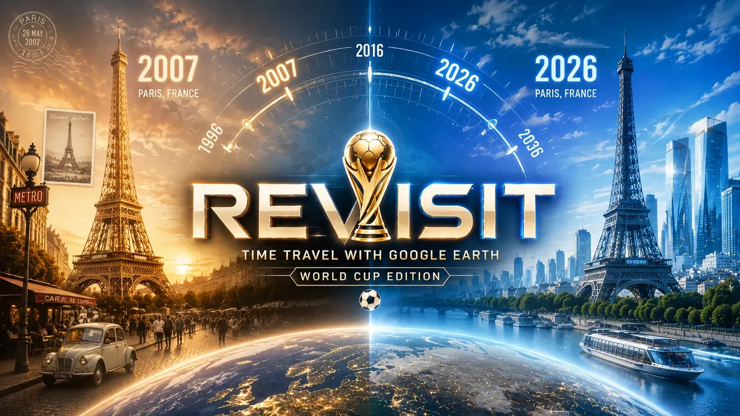 Revisit: Time Travel with Google Earth trailer 0
