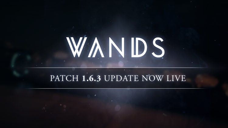 Developer update image for Wands Update 1.6.3 is Live!