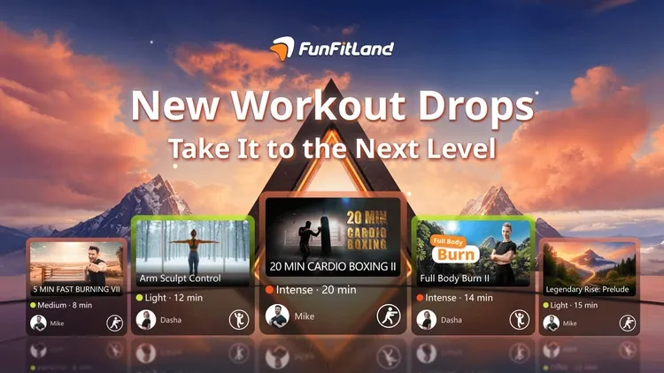 Developer update image for 📅 Jul. 31 | New Workout Drops: Take It to the Next Level