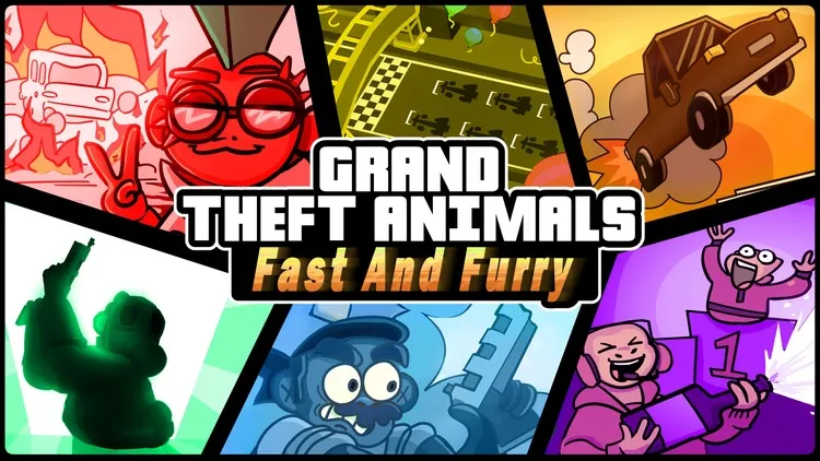 Developer update image for 🏁 GRAND THEFT ANIMALS: FAST AND FURRY! 🐺 