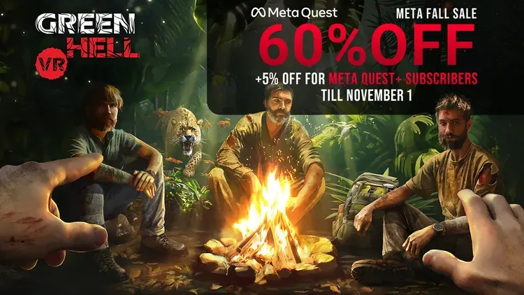 Developer update image for Green Hell VR is 60% OFF!