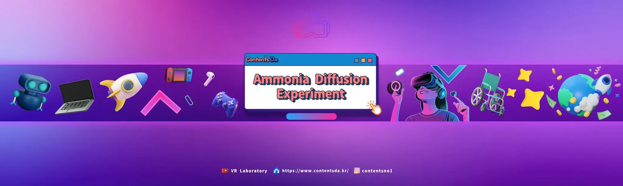 Ammonia Diffusion Experiment - ContentsDa Science Experiment