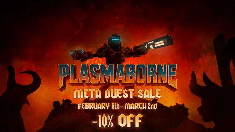 Developer update image for LAST SALE BEFORE FULL RELEASE! Plasmaborne is 10% OFF on Meta Quest!