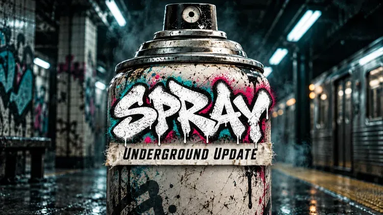 Developer update image for SPRAY - UNDERGROUND UPDATE (Better Painting, Easier Controls, More Time to Create)