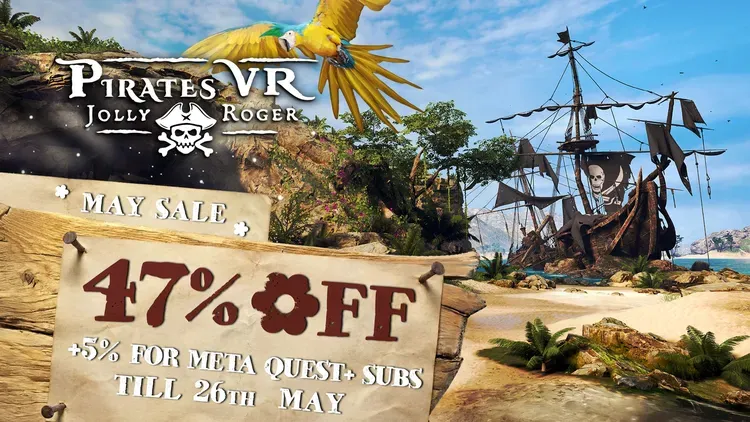Developer update image for Fancy a pirate adventure for less gold? Get 47% off Pirates VR: Jolly Roger!