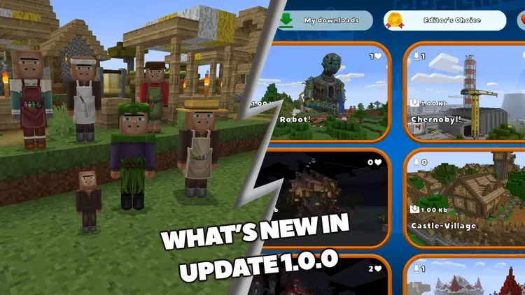 Developer update image for RealmCraft VR Update 1.0.0 – Villagers, World Sharing & More!