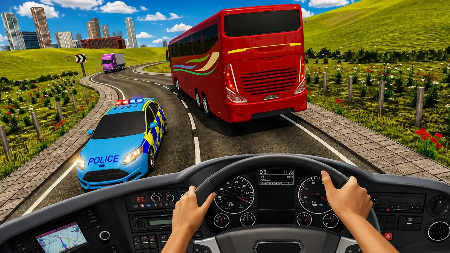Bus Driving Challenge VR cover image