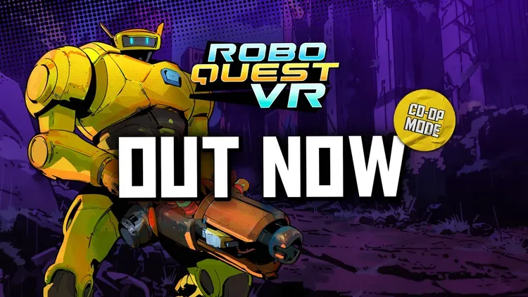 Developer update image for Roboquest VR is OUT NOW on Meta Quest!