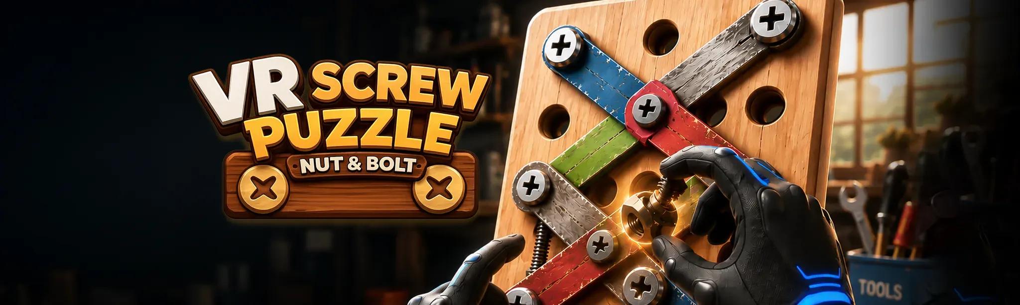 VR Screw Puzzle: Nut & Bolt