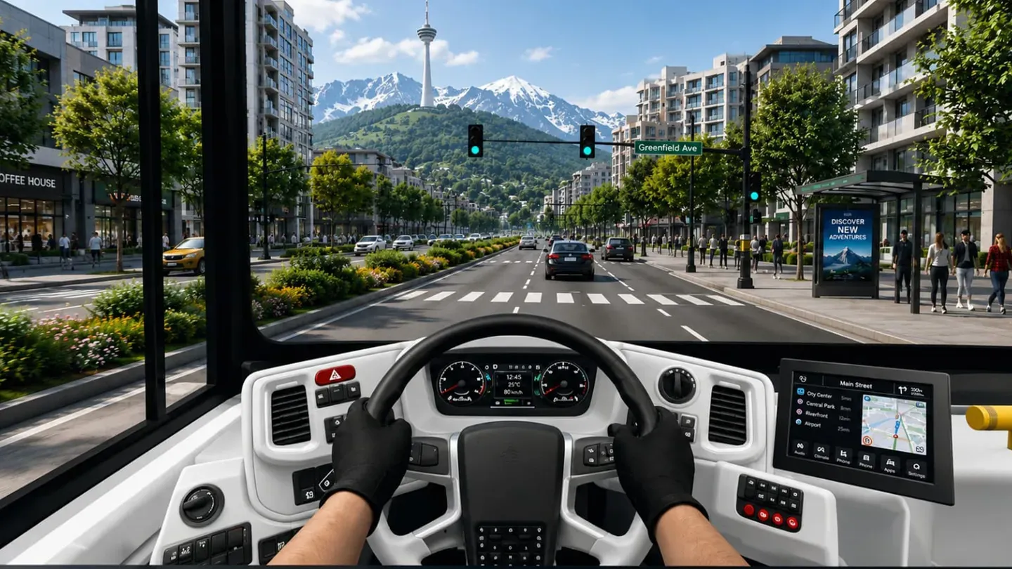 Bus Simulation VR – Bus Driving Game cover image