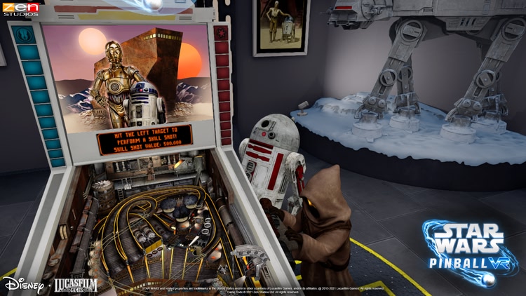 Developer update image for New free table - Droids! Play Star Wars™ Pinball VR now with 10 tables total!