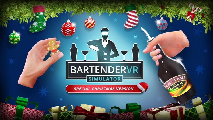 Developer update image for 🎅✨ Bartender VR Simulator: Special Christmas Version is Here! 🎄🍹