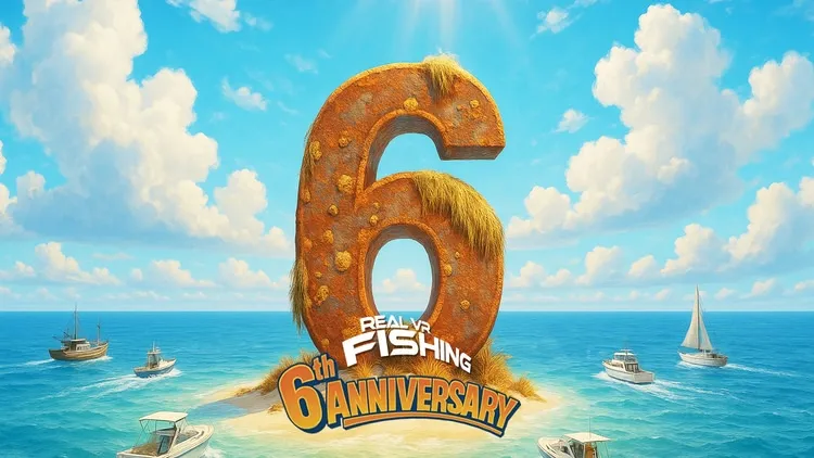 Developer update image for 🎉 Real VR Fishing 6th Anniversary Event Begins! 🎉