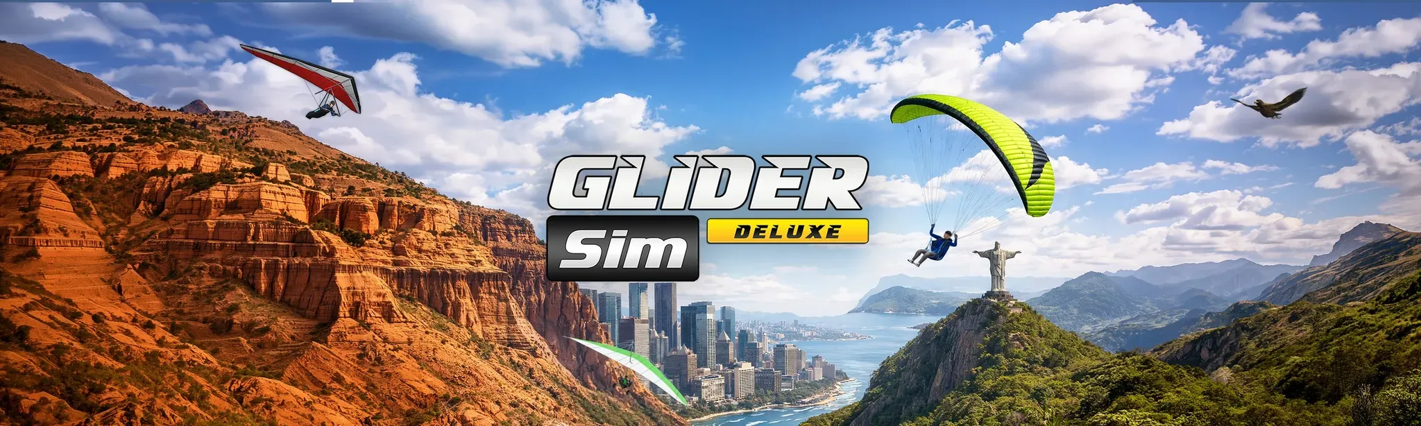 Glider Sim Deluxe – Soaring / Flight Simulator (Powered By Google Earth)