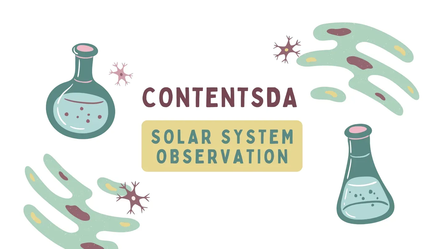 Solar System Observation - ContentsDa Science Experiment trailer 0