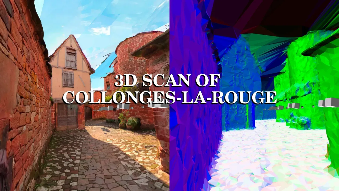 3D scan of Collonges-la-Rouge trailer 0