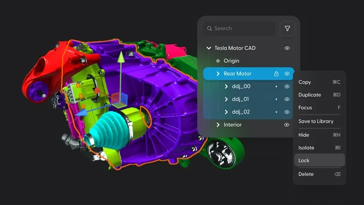 Developer update image for New release: Lock models, export projects, and more