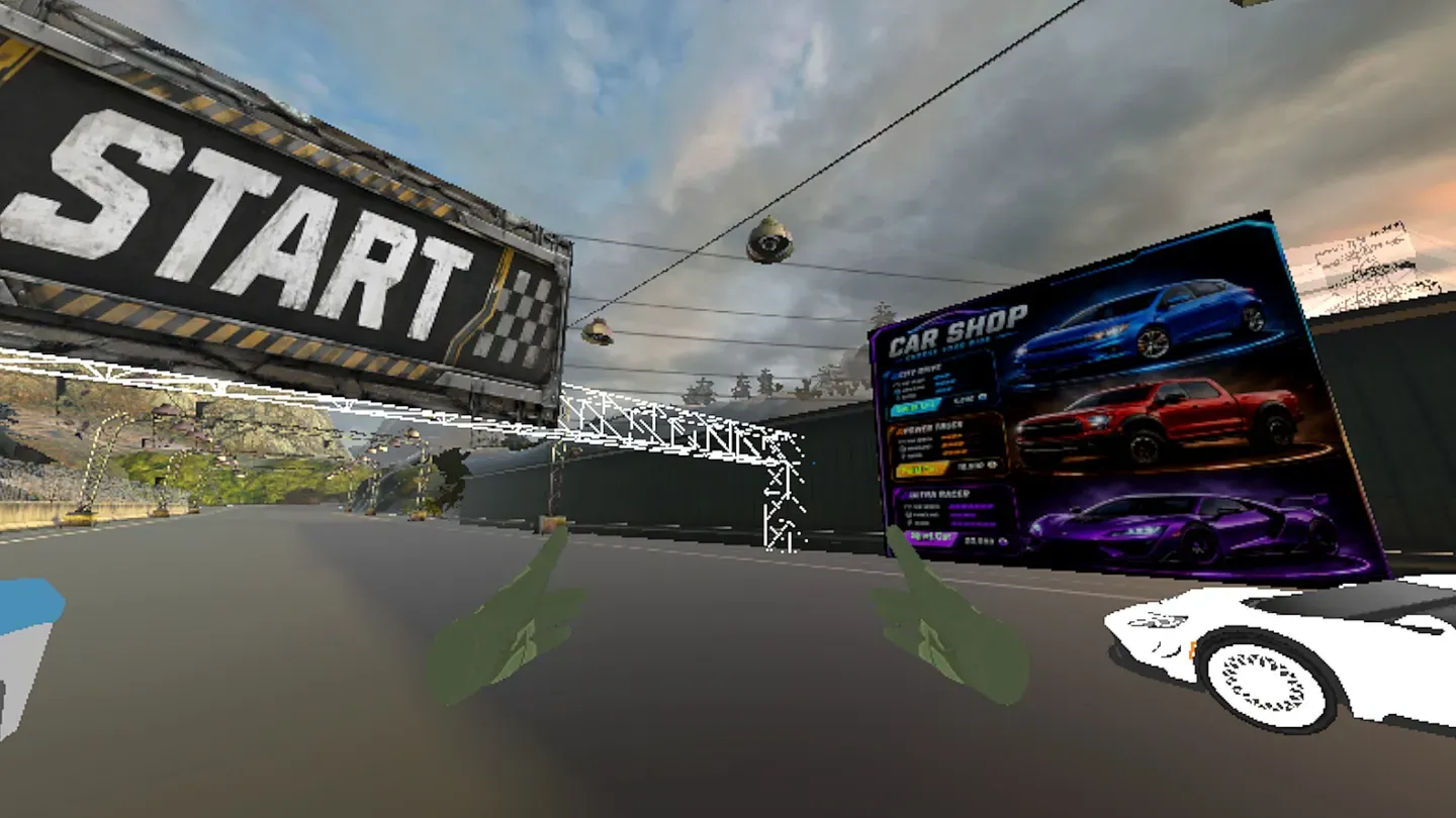 Crazy Car Racing VR cover image