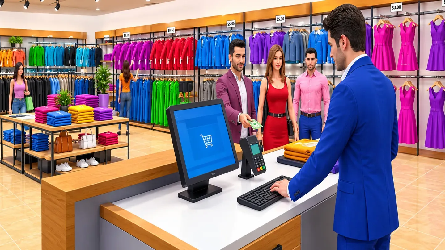 CLOTH STORE SIMULATOR VR cover image