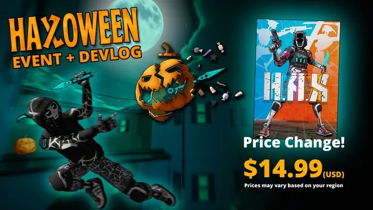 Developer update image for Halloween Update and Price Change