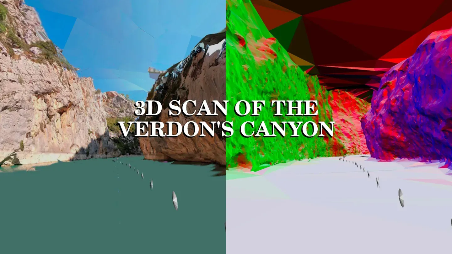 3D scan of the Verdon's canyon trailer 0