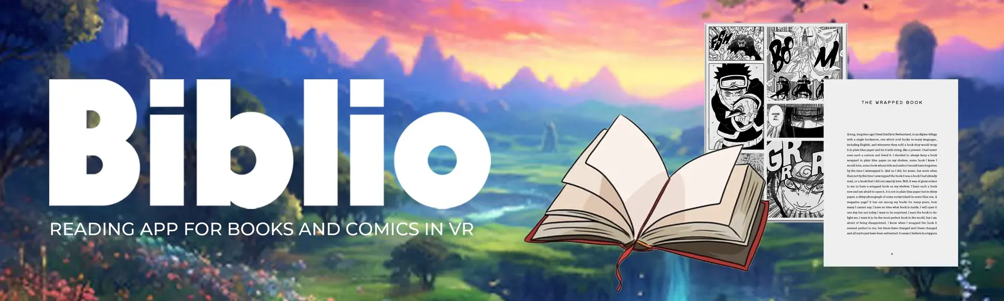 Biblio - Reading App for Books and Comics in VR