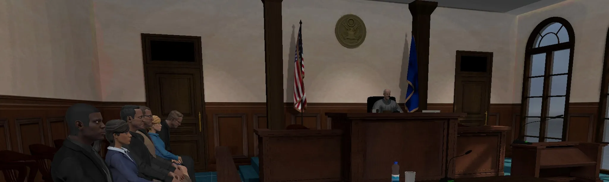 JUST Legal VR Courtroom Experience