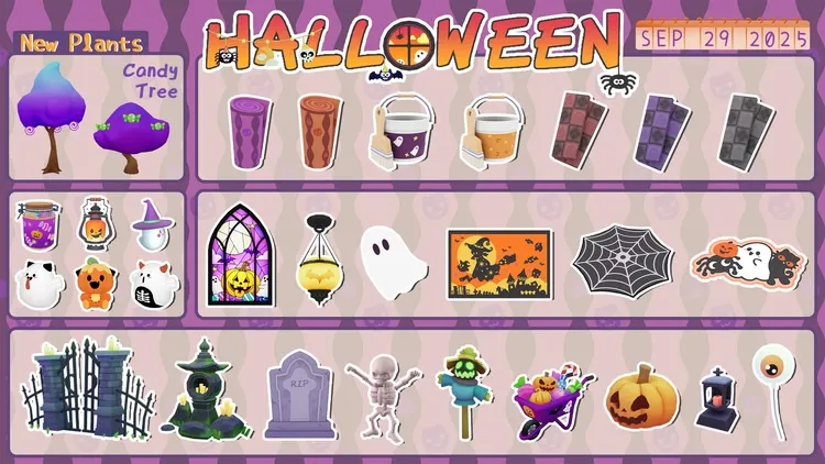 Developer update image for Spooky Season Arrives: All-New Haunted Decor! Version 1.0.153 Release Note