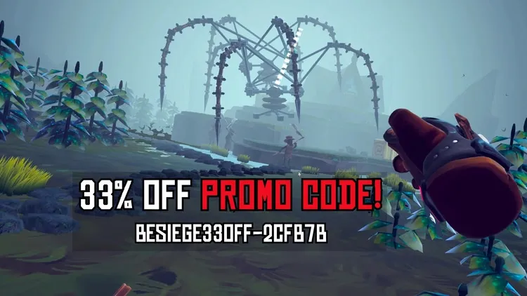 Developer update image for 💥33% off promo code! Use: BESIEGE33OFF-2CFB7B at the checkout!