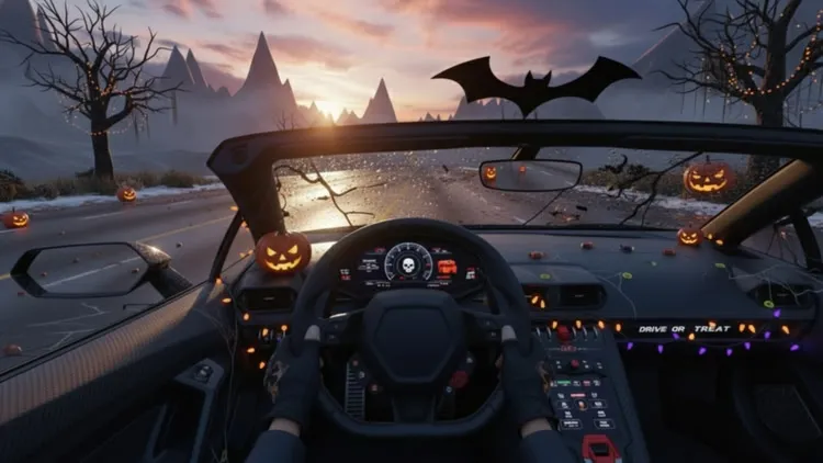 Developer update image for SpeedX Halloween Update: Race Through the Spooky Night!